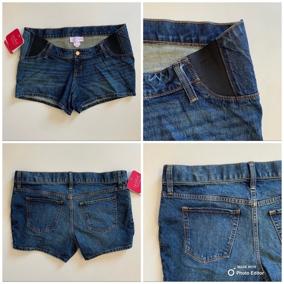 Maternity Summer Bundle | Lot of Maternity Tank Tops (2) + Maternity Shorts S/6 - Picture 13 of 15